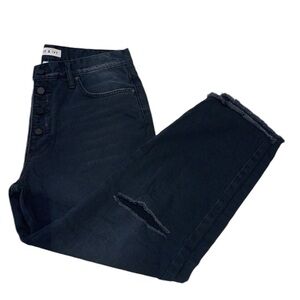 Carly & Ivy distressed look jeans